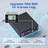 Enervol 48V(51.2V)100Ah Server Rack LiFePO4 Battery with CAN/RS485 Communication
