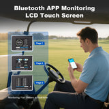 Enervol 48V 105Ah Lithium (LiFePO4) Golf Cart Battery, 200A BMS