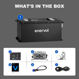 Enervol 48V 105Ah Lithium (LiFePO4) Golf Cart Battery, 200A BMS