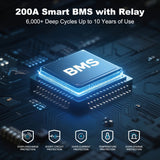 Enervol 48V 105Ah Lithium (LiFePO4) Golf Cart Battery, 200A BMS