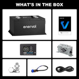 Enervol 48V 72Ah Lithium (LiFePO4) Golf Cart Battery, 200A BMS