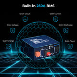 Enervol 12V 320Ah LiFePO4 Lithium Battery for RV and Campers